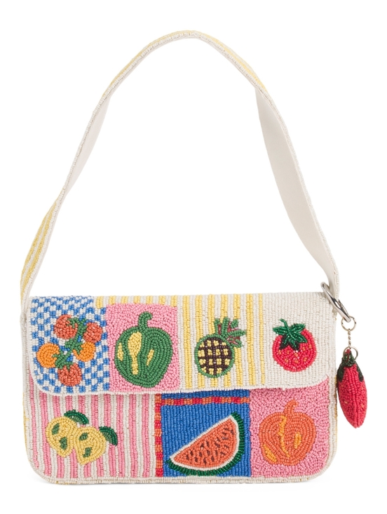 made in india Handbags - Viral Beaded Fruit Handbag